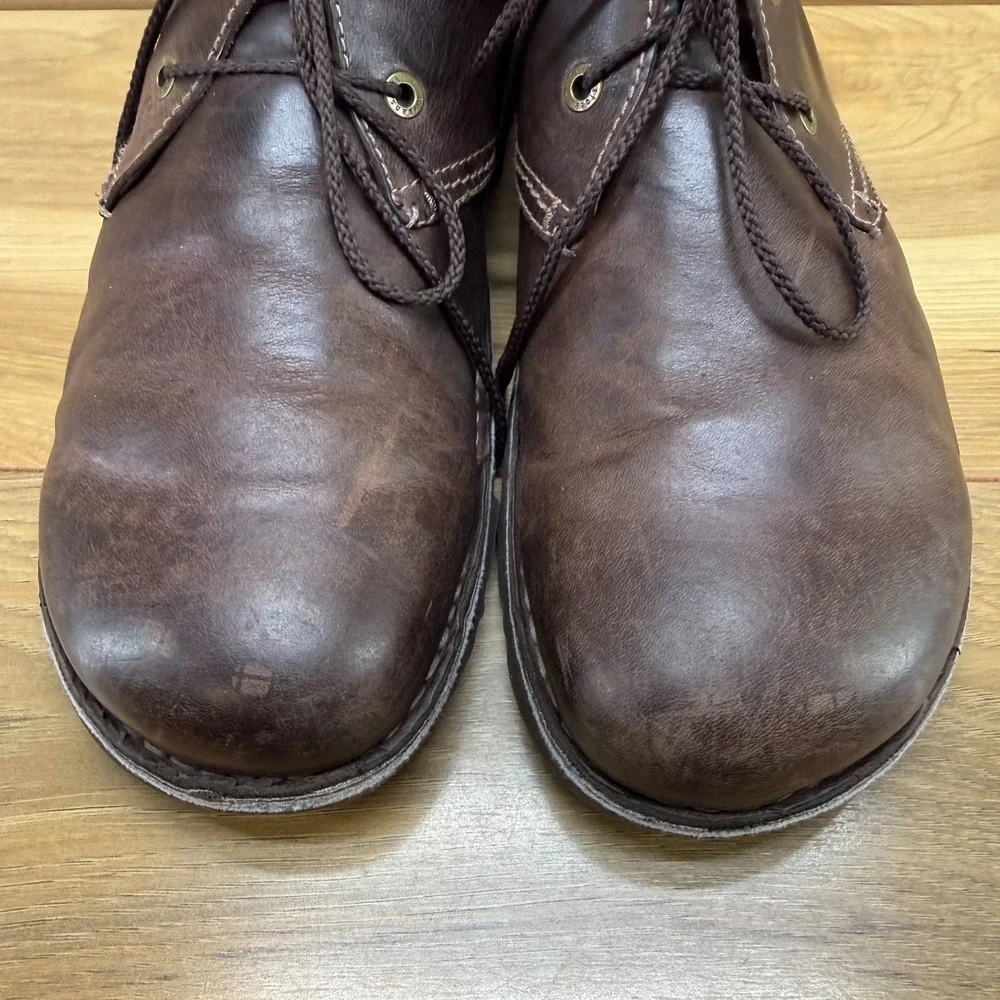 Birkenstock Harris Chukka Boot Mens 10 W EU 43 Brown Leather Desert Ankle Casual